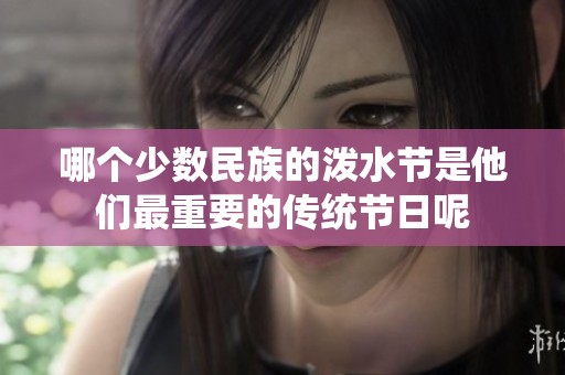 哪个少数民族的泼水节是他们最重要的传统节日呢