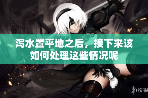 泻水置平地之后，接下来该如何处理这些情况呢