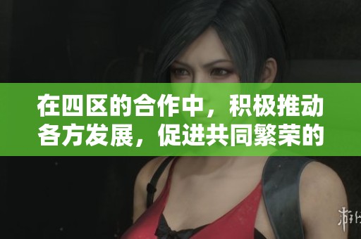 在四区的合作中，积极推动各方发展，促进共同繁荣的主题