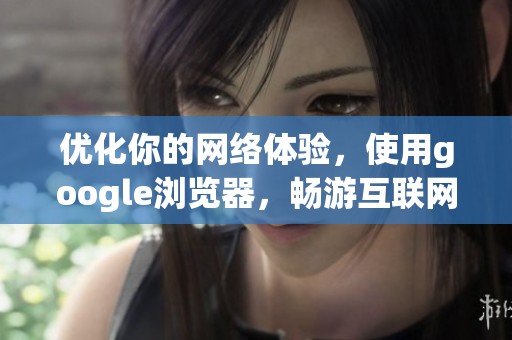 优化你的网络体验，使用google浏览器，畅游互联网的最佳选择