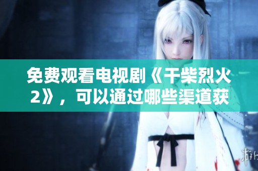 免费观看电视剧《干柴烈火2》，可以通过哪些渠道获取呢