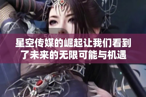 星空传媒的崛起让我们看到了未来的无限可能与机遇
