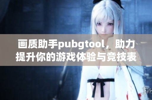 画质助手pubgtool，助力提升你的游戏体验与竞技表现
