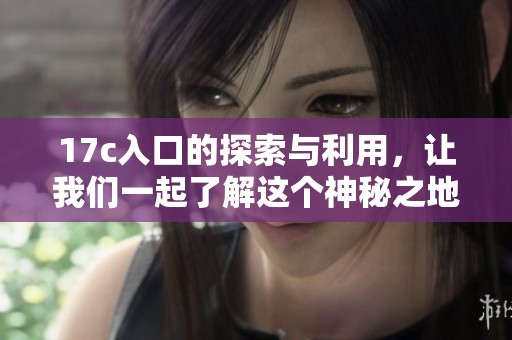 17c入口的探索与利用，让我们一起了解这个神秘之地