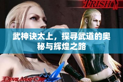 武神诀太上，探寻武道的奥秘与辉煌之路