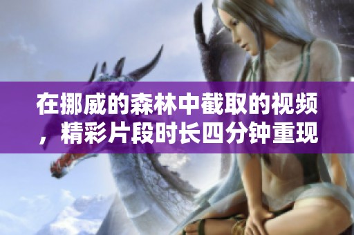 在挪威的森林中截取的视频，精彩片段时长四分钟重现了小说的美好。