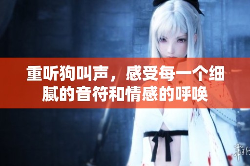重听狗叫声，感受每一个细腻的音符和情感的呼唤