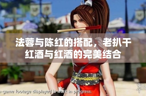 法蓉与陈红的搭配，老扒干红酒与红酒的完美结合