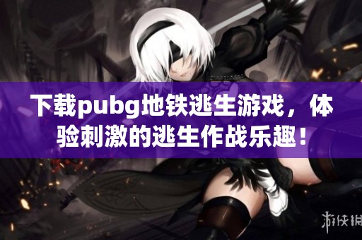 下载pubg地铁逃生游戏，体验刺激的逃生作战乐趣！