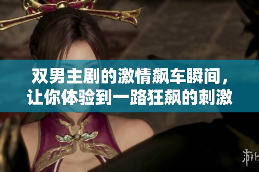双男主剧的激情飙车瞬间，让你体验到一路狂飙的刺激与快感