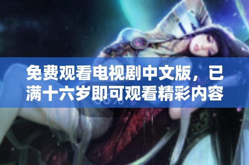 免费观看电视剧中文版，已满十六岁即可观看精彩内容