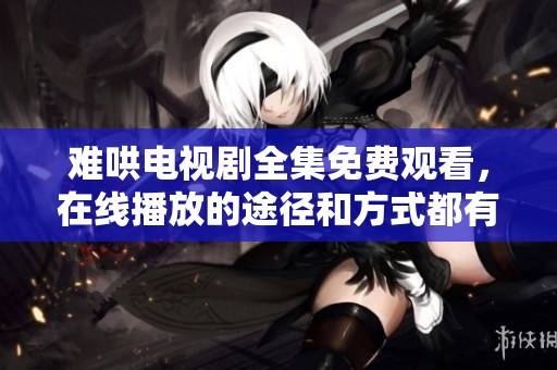 难哄电视剧全集免费观看，在线播放的途径和方式都有哪些呢