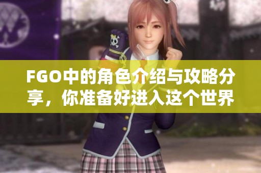 FGO中的角色介绍与攻略分享，你准备好进入这个世界了吗
