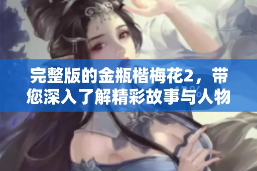 完整版的金瓶楷梅花2，带您深入了解精彩故事与人物间的纷争