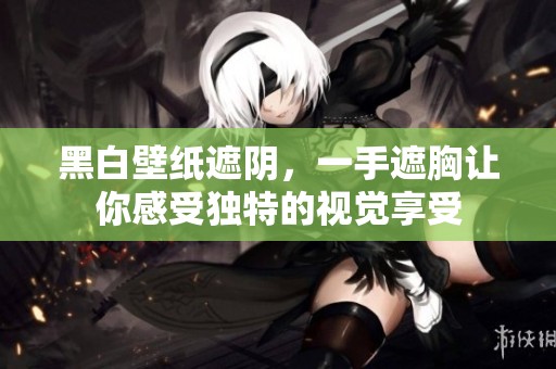 黑白壁纸遮阴，一手遮胸让你感受独特的视觉享受