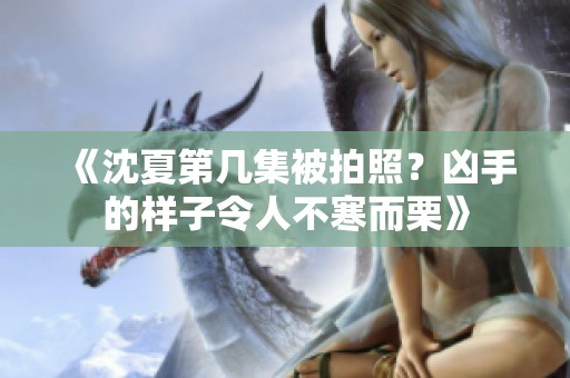 《沈夏第几集被拍照？凶手的样子令人不寒而栗》