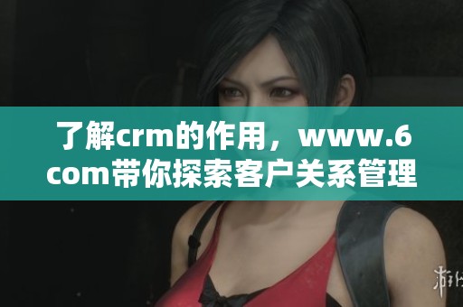 了解crm的作用，www.6com带你探索客户关系管理的新世界