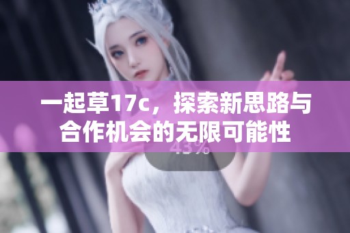 一起草17c，探索新思路与合作机会的无限可能性
