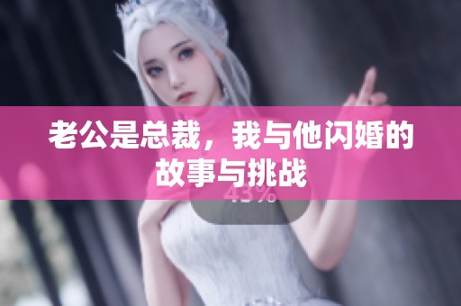 老公是总裁，我与他闪婚的故事与挑战