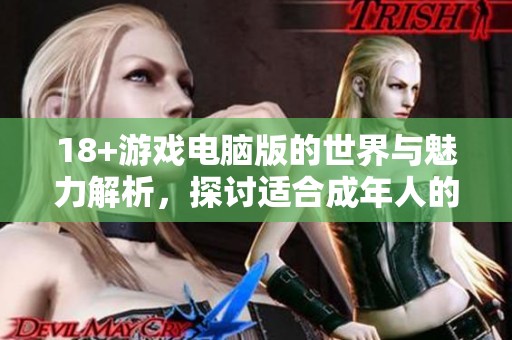 18+游戏电脑版的世界与魅力解析，探讨适合成年人的电脑游戏体验