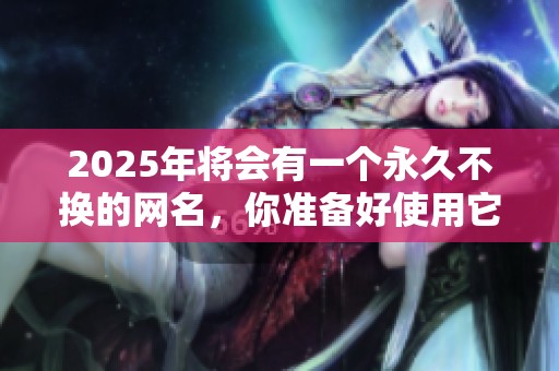 2025年将会有一个永久不换的网名，你准备好使用它了吗