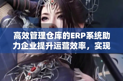 高效管理仓库的ERP系统助力企业提升运营效率，实现资源优化配置