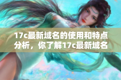 17c最新域名的使用和特点分析，你了解17c最新域名的价值吗