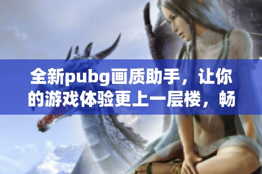 全新pubg画质助手，让你的游戏体验更上一层楼，畅享清晰画面！