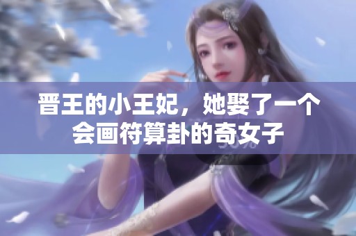 晋王的小王妃，她娶了一个会画符算卦的奇女子