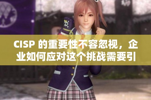 CISP 的重要性不容忽视，企业如何应对这个挑战需要引起重视