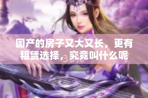 国产的房子又大又长，更有租赁选择，究竟叫什么呢