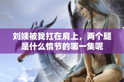 刘姨被我扛在肩上，两个腿是什么情节的哪一集呢