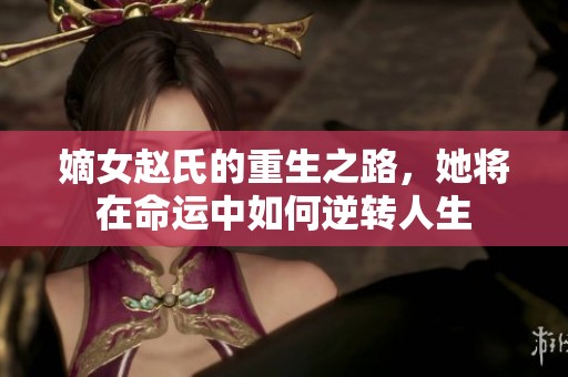 嫡女赵氏的重生之路，她将在命运中如何逆转人生