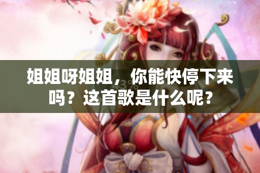 姐姐呀姐姐，你能快停下来吗？这首歌是什么呢？