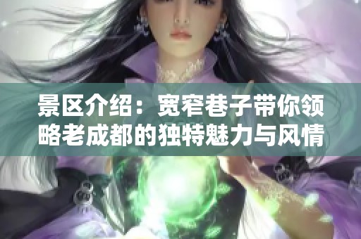 景区介绍：宽窄巷子带你领略老成都的独特魅力与风情