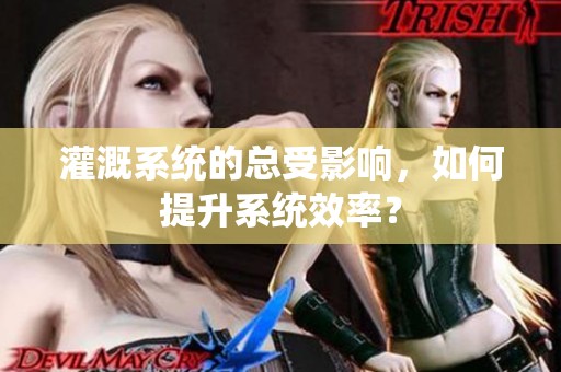 灌溉系统的总受影响，如何提升系统效率？