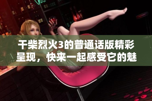 干柴烈火3的普通话版精彩呈现，快来一起感受它的魅力吧！