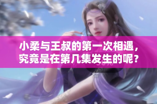 小柔与王叔的第一次相遇，究竟是在第几集发生的呢？