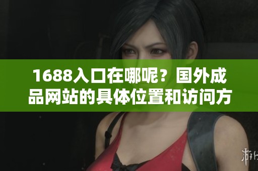 1688入口在哪呢？国外成品网站的具体位置和访问方法解析
