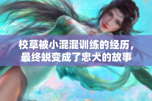 校草被小混混训练的经历，最终蜕变成了忠犬的故事
