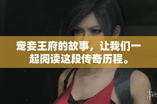 宠妾王府的故事，让我们一起阅读这段传奇历程。
