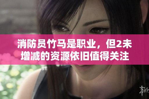 消防员竹马是职业，但2未增减的资源依旧值得关注