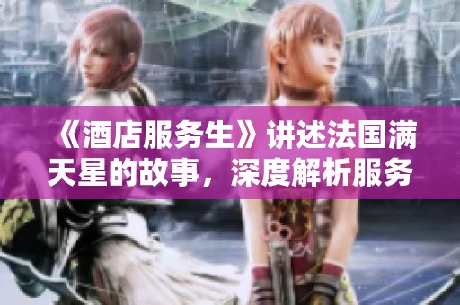 《酒店服务生》讲述法国满天星的故事，深度解析服务行业的挑战与温暖