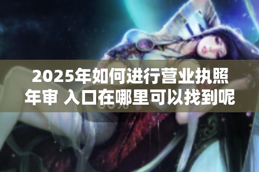 2025年如何进行营业执照年审 入口在哪里可以找到呢