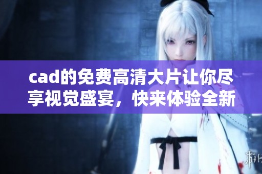 cad的免费高清大片让你尽享视觉盛宴，快来体验全新震撼感受吧！