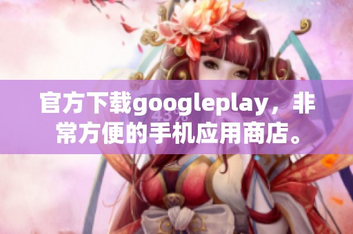官方下载googleplay，非常方便的手机应用商店。