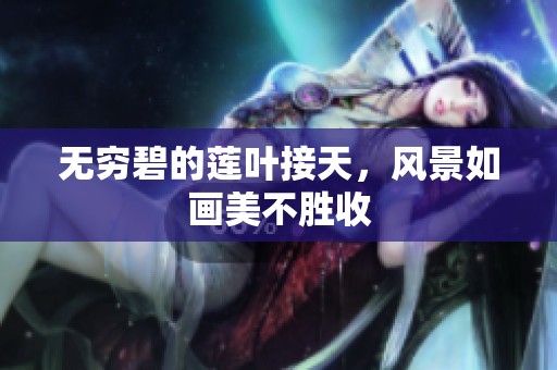 无穷碧的莲叶接天，风景如画美不胜收