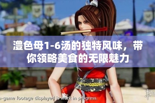 澧色母1-6汤的独特风味，带你领略美食的无限魅力