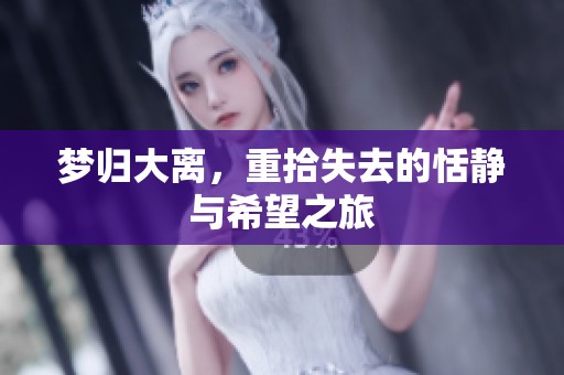梦归大离，重拾失去的恬静与希望之旅