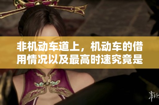 非机动车道上，机动车的借用情况以及最高时速究竟是多少
